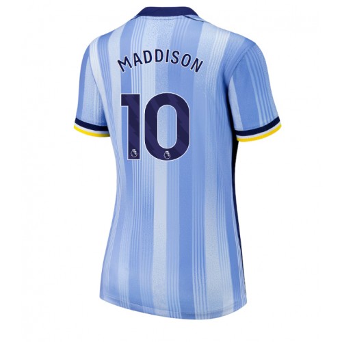 Dámy Fotbalový dres Tottenham Hotspur James Maddison #10 2024-25 Venkovní Krátký Rukáv